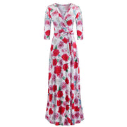 Digital Opulence: Women's Fashion Luxury Swing Dress with Exquisite Printing