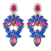 Women's Light Luxury Exaggerated Shiny Earrings Alloy