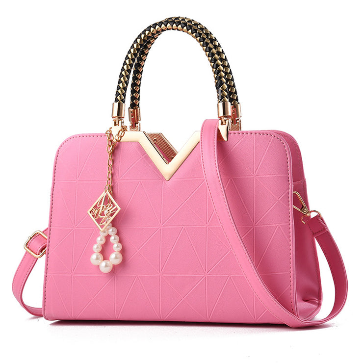 Elevate Your Look with Our Korean Style Simple One-Shoulder Messenger Handbag