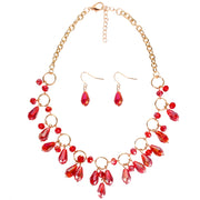 Dazzle and Delight: Fashion Jewelry Exaggerated Crystal Pendant Necklace for Statement Style