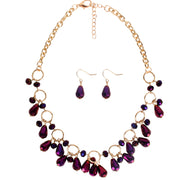 Dazzle and Delight: Fashion Jewelry Exaggerated Crystal Pendant Necklace for Statement Style