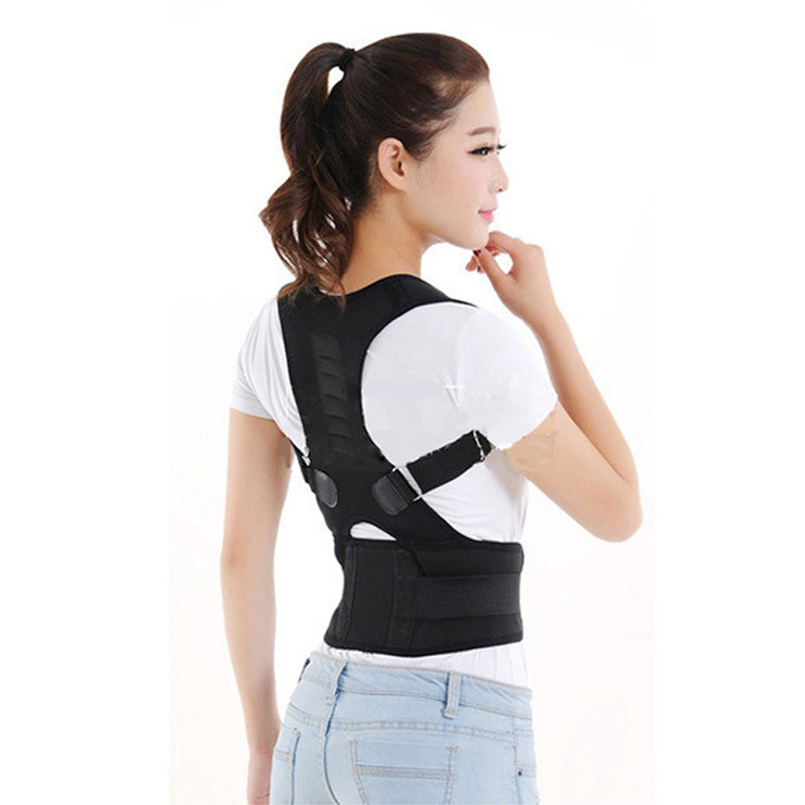 Confidence Boost: ADJUSTABLE MAGNETIC POSTURE CORRECTOR CORSET for Men - Body Shaper, Brace, and Lumbar Support