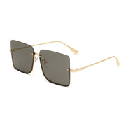 Half-Frame Ocean Sunglasses Fashion Trendy Sunglasses