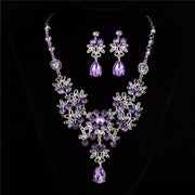 Elegant Necklace and Earrings Wedding Accessories for Women