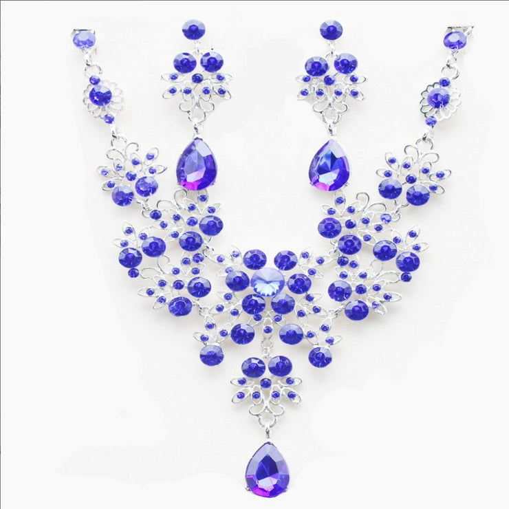 Elegant Necklace and Earrings Wedding Accessories for Women