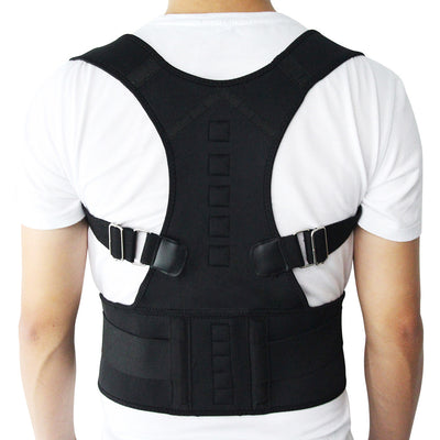 Confidence Boost: ADJUSTABLE MAGNETIC POSTURE CORRECTOR CORSET for Men - Body Shaper, Brace, and Lumbar Support