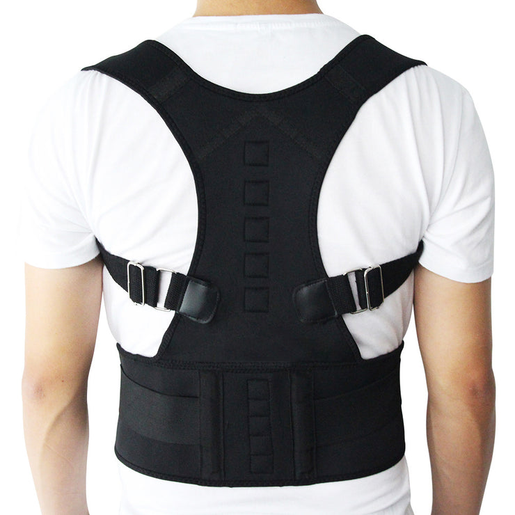 Confidence Boost: ADJUSTABLE MAGNETIC POSTURE CORRECTOR CORSET for Men - Body Shaper, Brace, and Lumbar Support