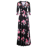 Digital Opulence: Women's Fashion Luxury Swing Dress with Exquisite Printing