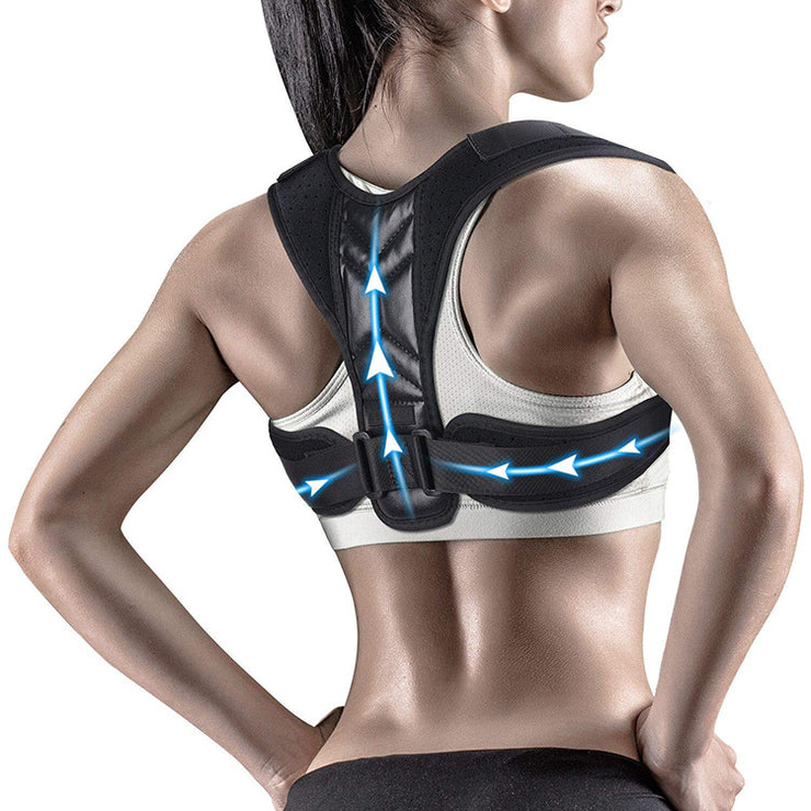 Align & Thrive: Back Posture Corrector Belt for Men and Women - Adjustable Support for Clavicle, Spine, and Lumbar Correction