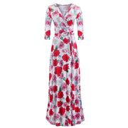 Digital Opulence: Women's Fashion Luxury Swing Dress with Exquisite Printing