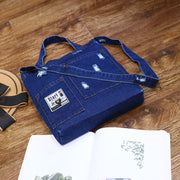 Wholesale 2021 new fashion color denim cloth shoulder bags fashion simple dual-purpose Satchel