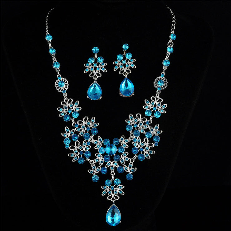 Elegant Necklace and Earrings Wedding Accessories for Women