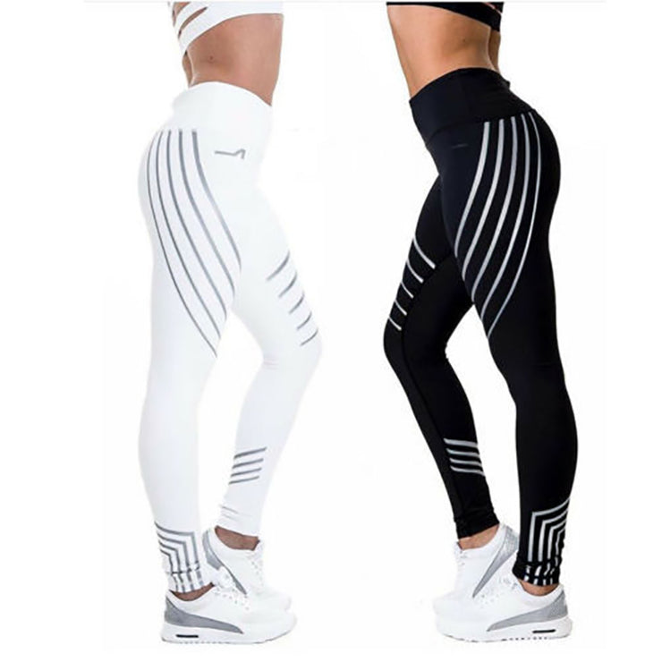 Women's Workout Leggings: Night Glowing, Autumn Winter Fitness Leggings for Women