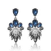 Japanese and Korean Crystal Earrings for Parties and Banquets