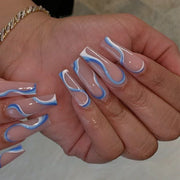 Luxurious Elegance: Wearing Nails Finished Soft Nails for Effortless Beauty