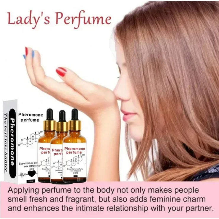 ²⁰²⁵ Pheromone Perfume Oil For Men Women Long-lasting Natural Refreshing Body Perfume Fragrance Pheromone Essential Oil 10ml