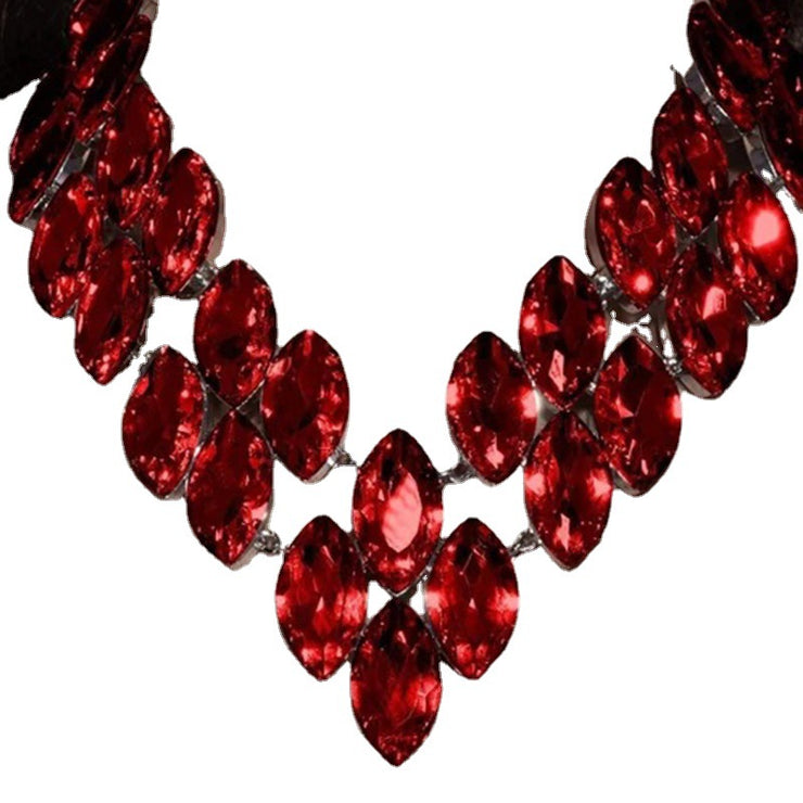 Popular Color Crystal Necklace For Women