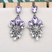 Japanese and Korean Crystal Earrings for Parties and Banquets