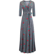 Digital Opulence: Women's Fashion Luxury Swing Dress with Exquisite Printing