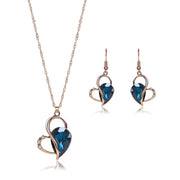 Chic Harmony: Two-Piece Set of Popular New Jewelry - Trendsetting Necklace and Earrings Ensemble