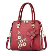 Make a Statement with Our Fashion Flowers Embroidered Handbag: The Epitome of Elegance