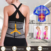 Posture Perfected: TUMMY SWEAT SHAPEWEAR BODYSUITS with Waist Trainer and Slimming Belts