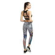 Yoga in Color: Zayla Digital Printed Yoga Pants for Stylish and Dynamic Practice