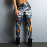 Yoga in Color: Zayla Digital Printed Yoga Pants for Stylish and Dynamic Practice