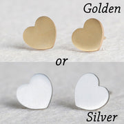 Korean Minimalist Golden Triangle Stud Earrings - Stainless Steel