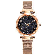 Starry Splendor: Luxury Magnetic Starry Sky Women's Watch – Timekeeping Elevated