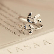 Fashion Open Leaf Rings For Women