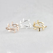 Fashion Open Leaf Rings For Women