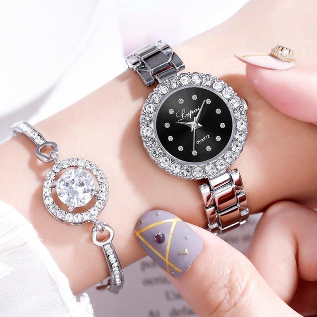 Elevate Your Style: Brand Luxury Bracelet Watches Set – Fashion Geometric Bangle Quartz Clock for Ladies