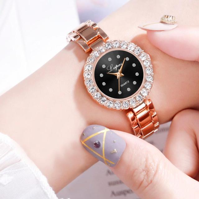 Elevate Your Style: Brand Luxury Bracelet Watches Set – Fashion Geometric Bangle Quartz Clock for Ladies