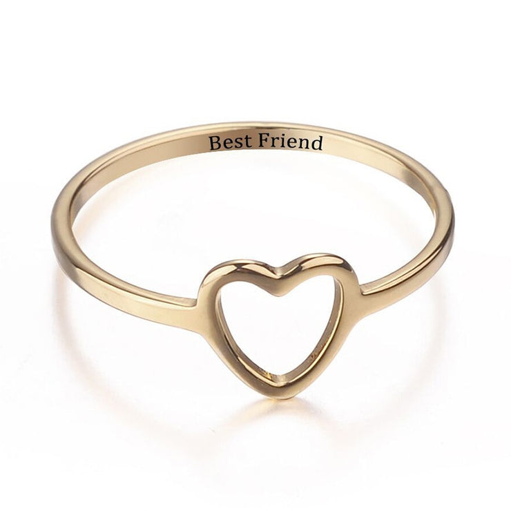 Heart Anniversary Ring - Symbol of Love and Commitment