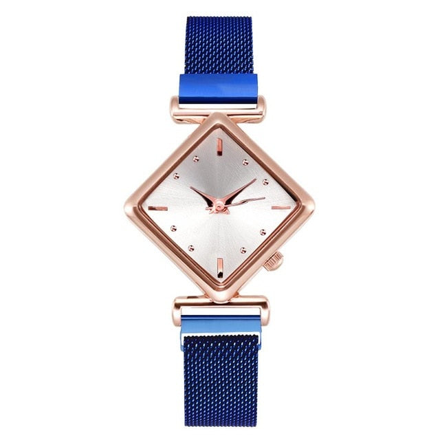 Square Elegance: Luxury Women's Quartz Watch – Ideal Gift