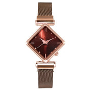 Square Elegance: Luxury Women's Quartz Watch – Ideal Gift