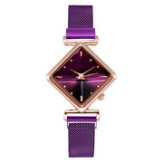 Square Elegance: Luxury Women's Quartz Watch – Ideal Gift