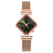 Square Elegance: Luxury Women's Quartz Watch – Ideal Gift