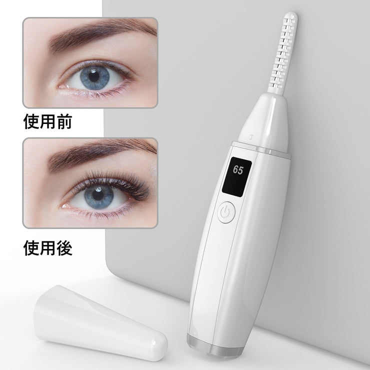 Electric LCD Display Heated Eyelash Curler