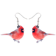 Flying Violet Sabrewing Hummingbird Bird Earrings