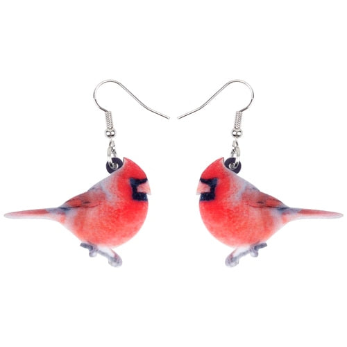 Flying Violet Sabrewing Hummingbird Bird Earrings