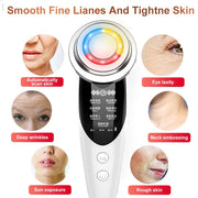 Radio Mesotherapy Electroporation lifting Beauty LED Face Skin Rejuvenation Remover Wrinkle Radio Frequency