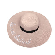 Sunshine Chic: Summer Big Straw Floppy Wide Hats for Stylish Sun Protection