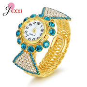 Elegance Delivered: Shining Rhinestone Dress Watch for Women – Perfect for Anniversaries!