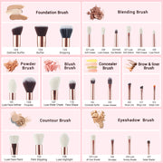 Jessup Makeup brushes set 6-25pcs