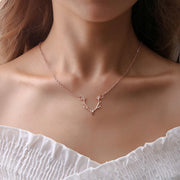 Heart Shape Tassel Chain Long Necklace - Romantic Elegance