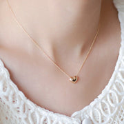 Heart Shape Tassel Chain Long Necklace - Romantic Elegance