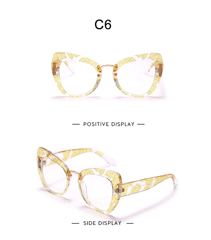 Cat Eye Bliss: Stylish Anti-Blue Light Sunglasses