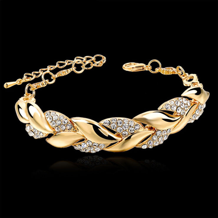 Bohemian Style Women's Gold Bracelet - Free-Spirited Charm